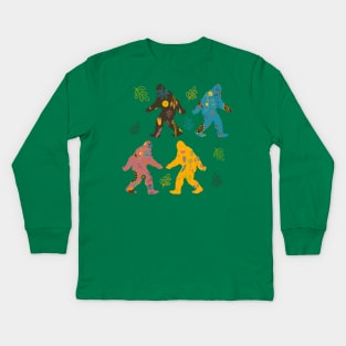 Sasquatch Kids Long Sleeve T-Shirt